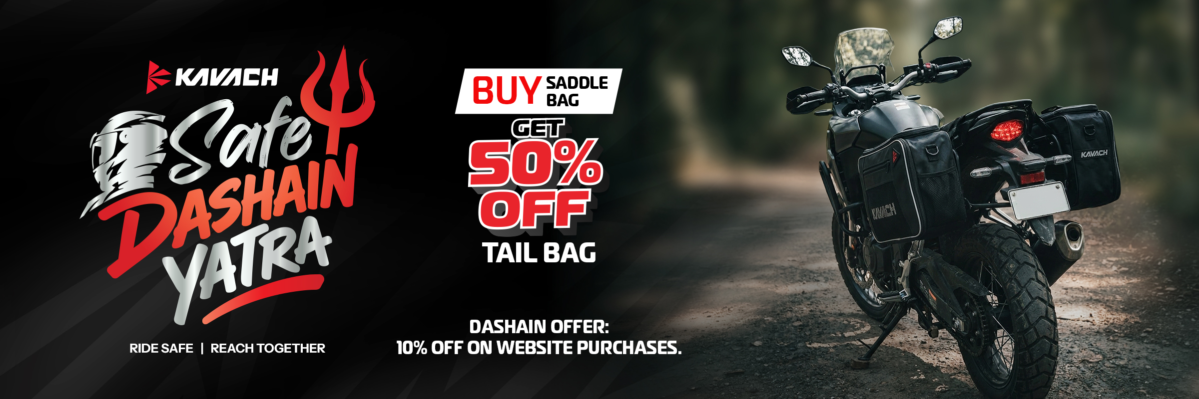 50% Combo Offer on Tail Bag